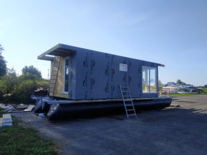 Дом на воде в городе Бремен