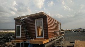 Дом на воде в городе Бремен