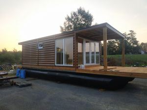 Дом на воде в городе Бремен