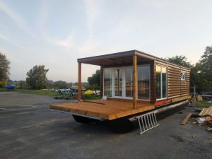 Дом на воде в городе Бремен