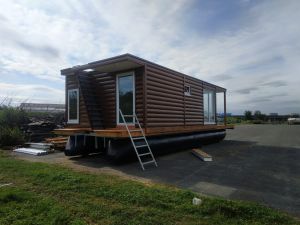 Дом на воде в городе Бремен