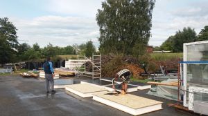 Дом на воде в городе Бремен