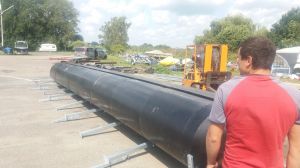 Дом на воде в городе Бремен