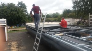 Дом на воде в городе Бремен