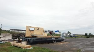 Дом на воде в городе Бремен