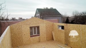 Канадский дом из сип панелей - объект компании &rdquo;Украинский дом&rdquo; в Херсоне - второй этаж в процессе